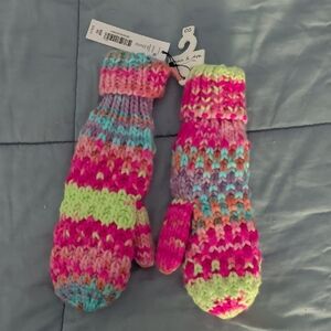 Anna & Ava Multicolor Knit Mittens